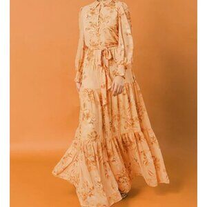 Flying Tomato Maxi Dress Size Large Tiered Floral Wedding Guest Garden Party L